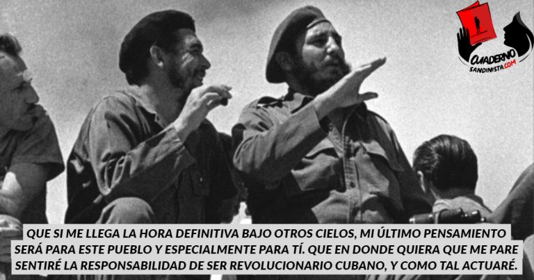 La Histórica Carta Del Che A Fidel Cuaderno Sandinista