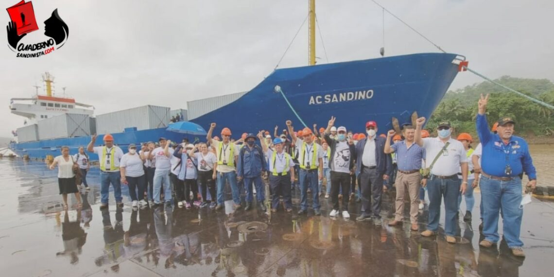 Arribó a Cuba un buque con donativo de alimentos desde Nicaragua