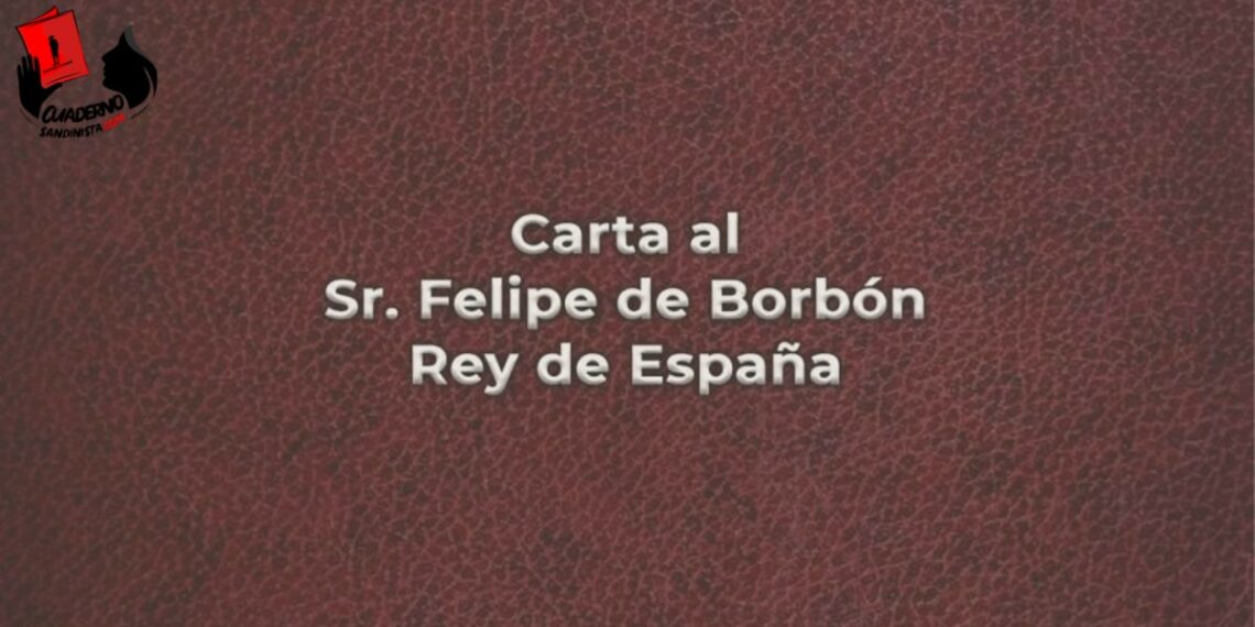 Carta del Presidente de Venezuela al Rey de España