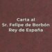 Carta del Presidente de Venezuela al Rey de España