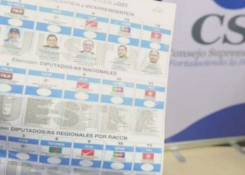 Partidos políticos de Nicaragua recibieron muestras de la boleta oficial para elecciones