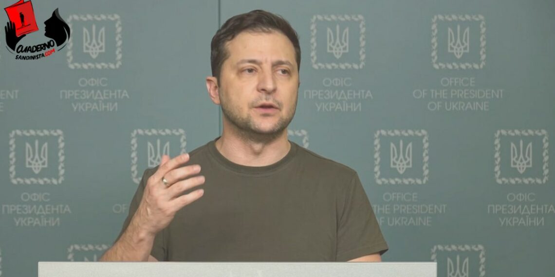 Presidente de Ucrania condenó a la OTAN