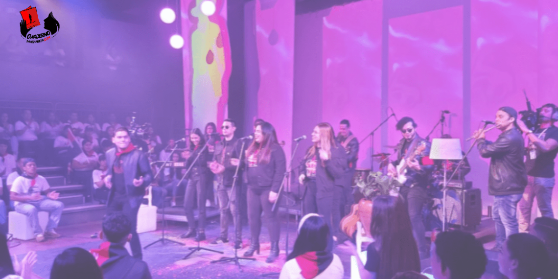 Juventud Sandinista realiza grabación del Concierto 43/19