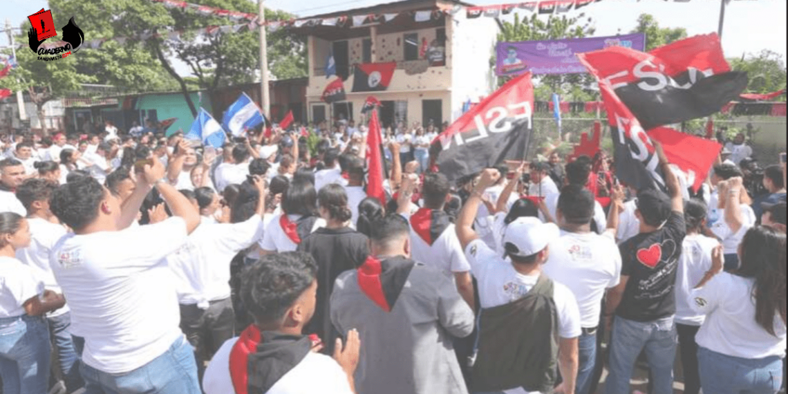 Juventud Sandinista rindió honores al Comandante Julio Buitrago