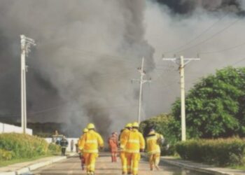 Cuba anunció que incendio en Matanzas está controlado
