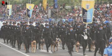Realizan en Nicaragua desfile de la Policía Nacional «En Fuerzas de Victorias»