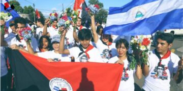 Juventud de Masaya conmemoró el 45 aniversario de la Gesta Heroica de Monimbó