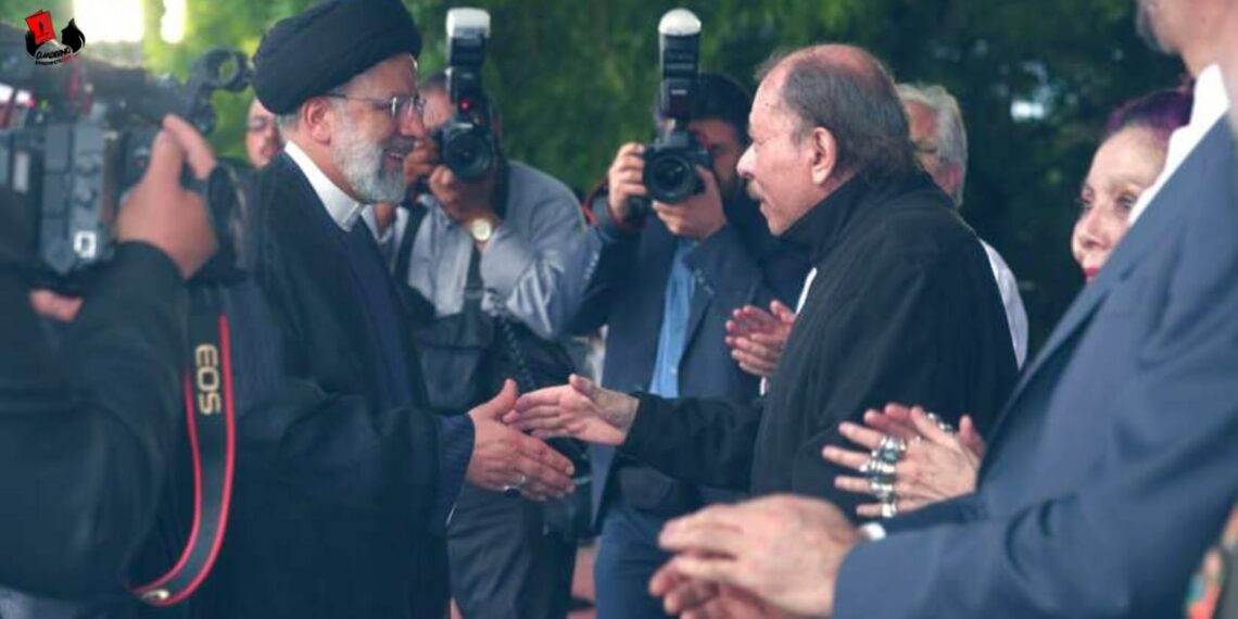 Reciben con honores al Presidente de la República Islámica de Irán en Nicaragua
