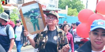Pueblo de Nicaragua caminó para conmemorar 44 años del Repliegue a la Hacienda El Vapor
