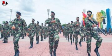 Saludo del Presidente y la Vicepresidenta al Ejército de Nicaragua