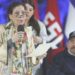 Compañera Rosario Murillo después del Acto del 44 Aniversario de la Policía Nacional de Nicaragua