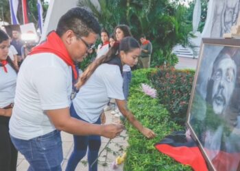 Juventud Sandinista rindió homenaje al Comandante Che Guevara
