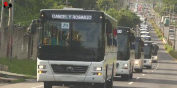 Llegó a Managua nueva flota de 250 buses procedente de la República Popular China