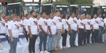 Cooperativas de transporte de Managua recibieron 250 autobuses de China