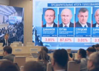 Vladimir Putin obtiene el 87,97% de los votos en elecciones presidenciales rusas