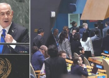 Abucheado y con sillas vacías: Netanyahu disertó ante la Asamblea General de la ONU