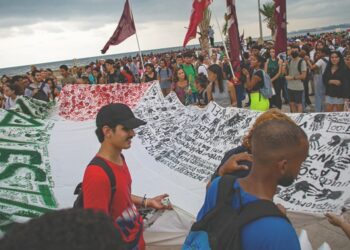 Jóvenes cubanos se movilizaron en solidaridad con pueblo de Palestina