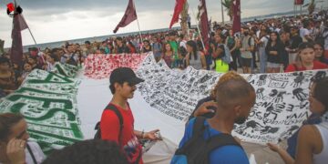 Jóvenes cubanos se movilizaron en solidaridad con pueblo de Palestina