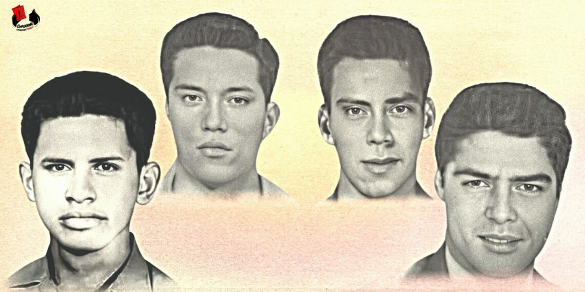 Casimiro Sotelo, Edmundo Pérez, Roberto Amaya y Hugo Medina, a 57 años de su paso a la inmortalidad decimos ¡PRESENTE!
