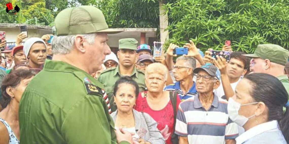 Presidente de Cuba visita zona afectada por sismos