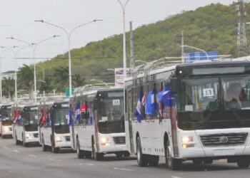 Nuevas unidades Yutong llegaron a la capital de Nicaragua para seguir mejorando el transporte